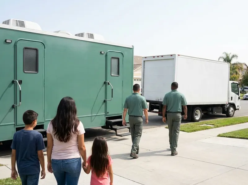 Luxury Mobile Restroom Trailers in Rancho Cucamonga, CA